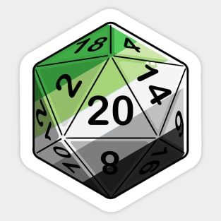 Aro Pride d20 Sticker